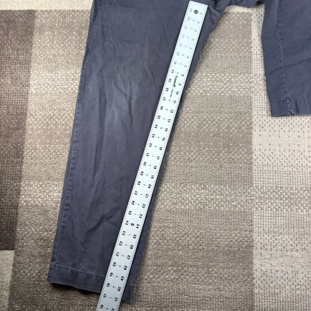 Polo Ralph Lauren Mens 34X32 Navy Blue 100% Cotton Chino Pants Straight Leg
